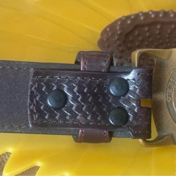 Vintage Tech Ether Guild Kaleidoscope Buckle Belt! - Picture 9 of 12